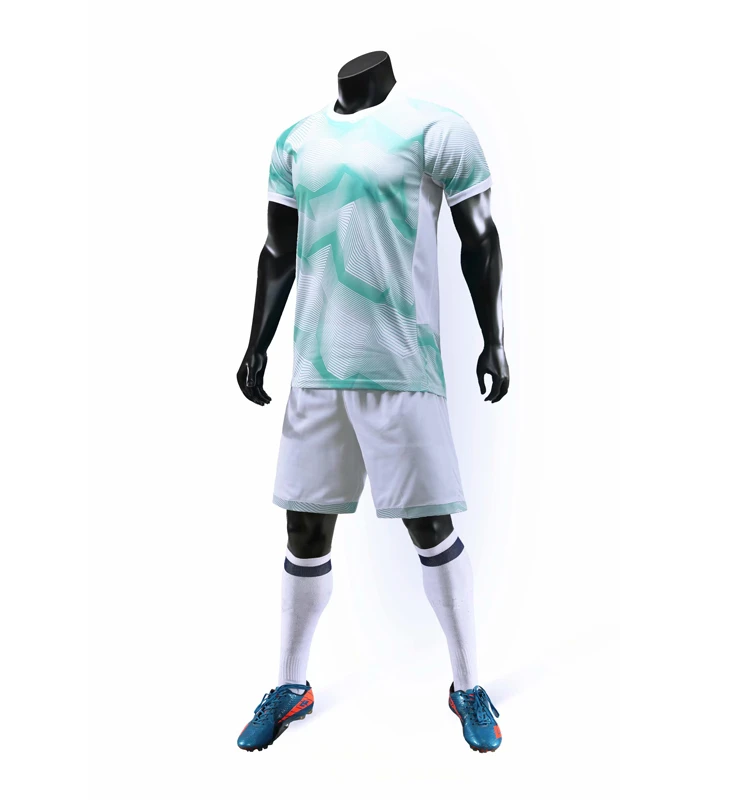 Sublimation Blank Custom Soccer Jersey 2021 High Quality Adult Men Sets Sportswear Support In-stock Items