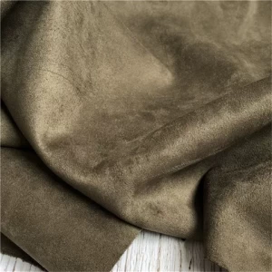 suede fabric spandex jersey knitting fabric glass upholstery faux suede 2/4 way stretch fabric