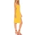 Import Summer Casual Floral  Print Elegant Sleeveless Knee-length Backless  Yellow Women Dress from China