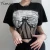 Import Summer High Street Custom Wholesale Fashion Punk Mesh Crop Top Metal Chain Letter Print Corset Women T Shirt from China