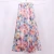 Import Summer hot sale fashion print long skirt high waist women skirt from China