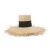 Import summer natural raffia grass sombrero sunscreen straw hat from China