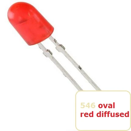 Super Bright 546 oval p10 outdoor display screen 5mm red led diode