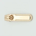 T shape luggage accessories around small round point protruding metal zipper puller