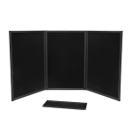 Tabletop fabric folding panel board display