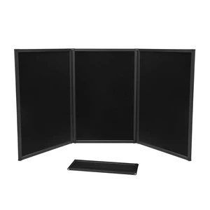 Tabletop fabric folding panel board display