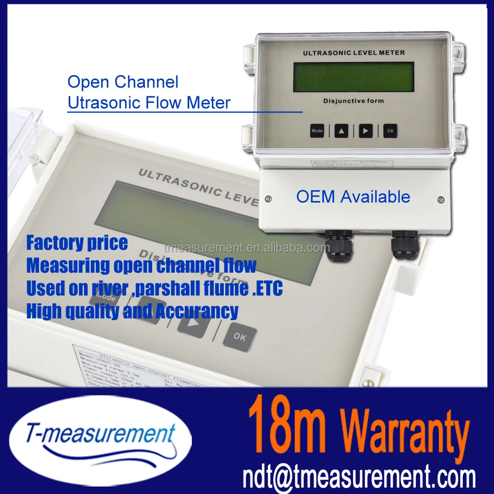 Taijia Tmeasurement Partially Filled Pipe Flow meter & Open Channel flowmeter flow meter ultrasonic