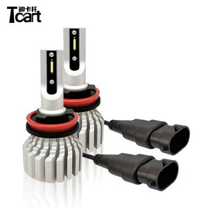 Tcart Auto Lighting System universal car 35w 4000lm 12v led car headlight bulb h11 6000k 527D auto lamp