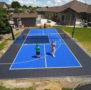 Temporary interlocking plastic PP material outdoor volleyball court flooring