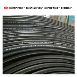 Textile Reinforced Fuel Oil Hose Oil Resistant Industrial Rubber Hose