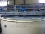 Thickener machine for ore concentrator dewatering