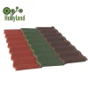 Thickness 0.30mm Bond type Roofing Material  Colorful Stone coated steel roof tile