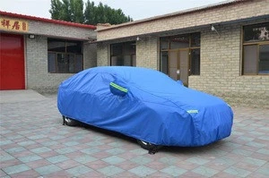Top quality and new design cheap blue nylon car cover