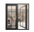 Import Topbright aluminum french cheap steel casement window storm windows with CE certificate from China