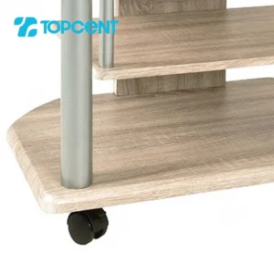 TOPCENT 1.5 inch nylon office chair castor swivel furniture plastic locking caster wheels