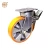 Import Total Brake 5&quot;/6&quot;/8&quot;/10&quot; Elastic PU Industrial Caster Wheel Heavy Duty Flexible Impact Resistance from China