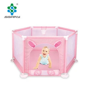 Toy new Colorful baby safety fence folding baby travel cot playpens