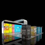 Trade Show Stand Backdrop Displays Photography Material Backlit Display Equipment Exhibition Booth