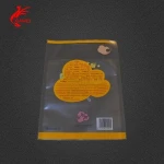 transparent 3 sides sealing bag for snack meat packaging product