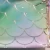Import Transparent Mermaid Makeup Bag PVC Clear Cosmetic Hand Bag Fish-scale Patterns from China