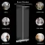 Import Transparent Protective Social Distancing Screen Floor Standing Sneeze Guard Room Dividers Protective Roller Pull up Clear Banner from China