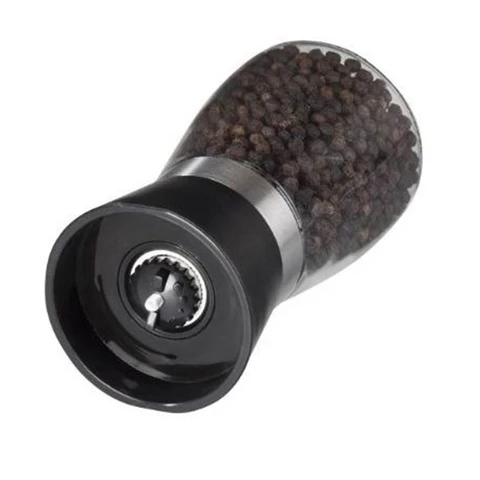 Travel 160ml spice herbal grinder machine ceramic core adjustable spice mill salt and pepper grinder set with mill handle