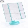 Tri-fold 22 LED Light Touch Screen Stand Vanity Makeup Mirror 6 Colors