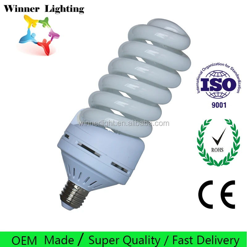 Tri-phosphor energy saving bulb 65watt high lumens CFL Fluorescent Lamps manufacturers