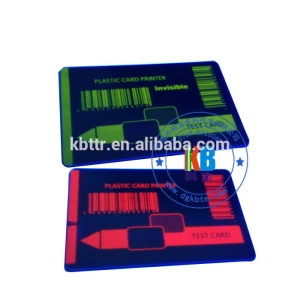 TTR transfer printing single smart Plastic card printing p330i blue UV ribbon