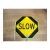 Import TTS19 telescopic traffic sign Customized Design  Double-sided  Reflective Aluminum Stop slow Sign from China