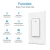Import Tuya App Controlled Smart Home Automation Smart Light Wall Switch Tempered Glass Panel Touch Light Switch  Touch Switch from China