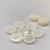 Import two face dyeable white 4hole river shell button from China