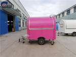 UKUNG CE Approved Hot Sale Fiberglass Food Trailer,Food Cart Kiosk,Ice Cream Van