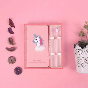 Unicorn And Gift Set A6 Travel Custom Notebook With Pen