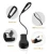 Import USB Rechargeable 4 LED Book Light 3 Modes (Warm &amp; White LEDs) Clip Reading Light for Beds from China
