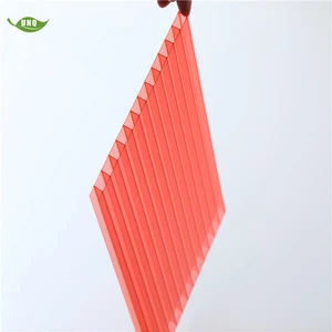 uv blocking transparent high quality flat multiwall polycarbonate sheet for decorative ceiling plates