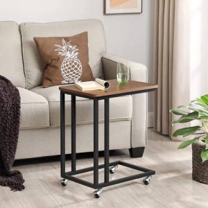 VASAGLE bed small side table modern wood side tables for bed rooms living room home furniture