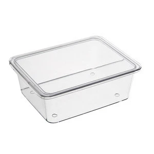 Vegetable Plastic Box  For Refrigerator with lid