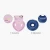 Import VF-1102     Creative cartoon stationery, portable donut tape holder, invisible tape cutter with small tape inside from China