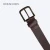 Import Vintage  brass pin buckles belts leather men genuine chocolate belt for jeans from China