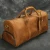 Import Vintage Crazy Horse Leather Mens Travel Duffle Luggage Bag With Shoes Compartment Bag from China