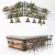 Import Vintage Loft Bar Counter 3D Model Loft Bar Table Commerical Restaurant Furniture from China
