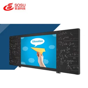 Wall mounted touch screen interactive smart nano blackboard