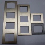 Wall switch socket accessories metal aluminum alloy switch socket switch panel frame