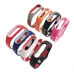 Watch Accessories For Xiaomi Mi 3 Band, Cheap Rubber Mesh Watch Band For Mi Band 3 Strap