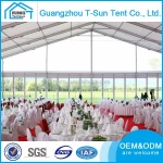 Waterproof 100 % pvc air conditional wedding tent
