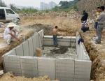 Waterproof Fast Building EPS Cement Sandwich Wall Panel For Swimming Pool