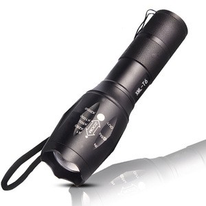 Waterproof Zoomable LED Flashlight Torch Tactical light AAA 18650 Rechargeable Battery