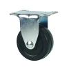 WBD Plate furniture 40mm rubber caster wheel with brake