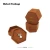 Import Webest Package 2pcs box brown suede velvet mini boxing hexagon jewellery ring box guangzhou from China